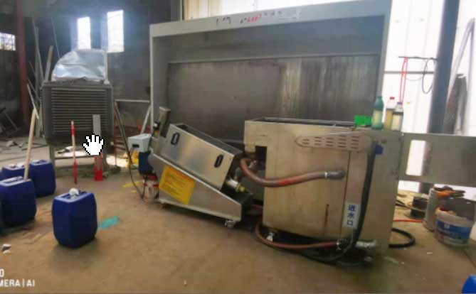 噴漆房水簾噴漆柜廢水怎么處理？