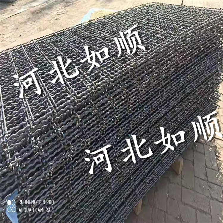 安平黑絲4-6mm鋼筋編織網(wǎng)片滿焊-握邊-卷邊圖片2